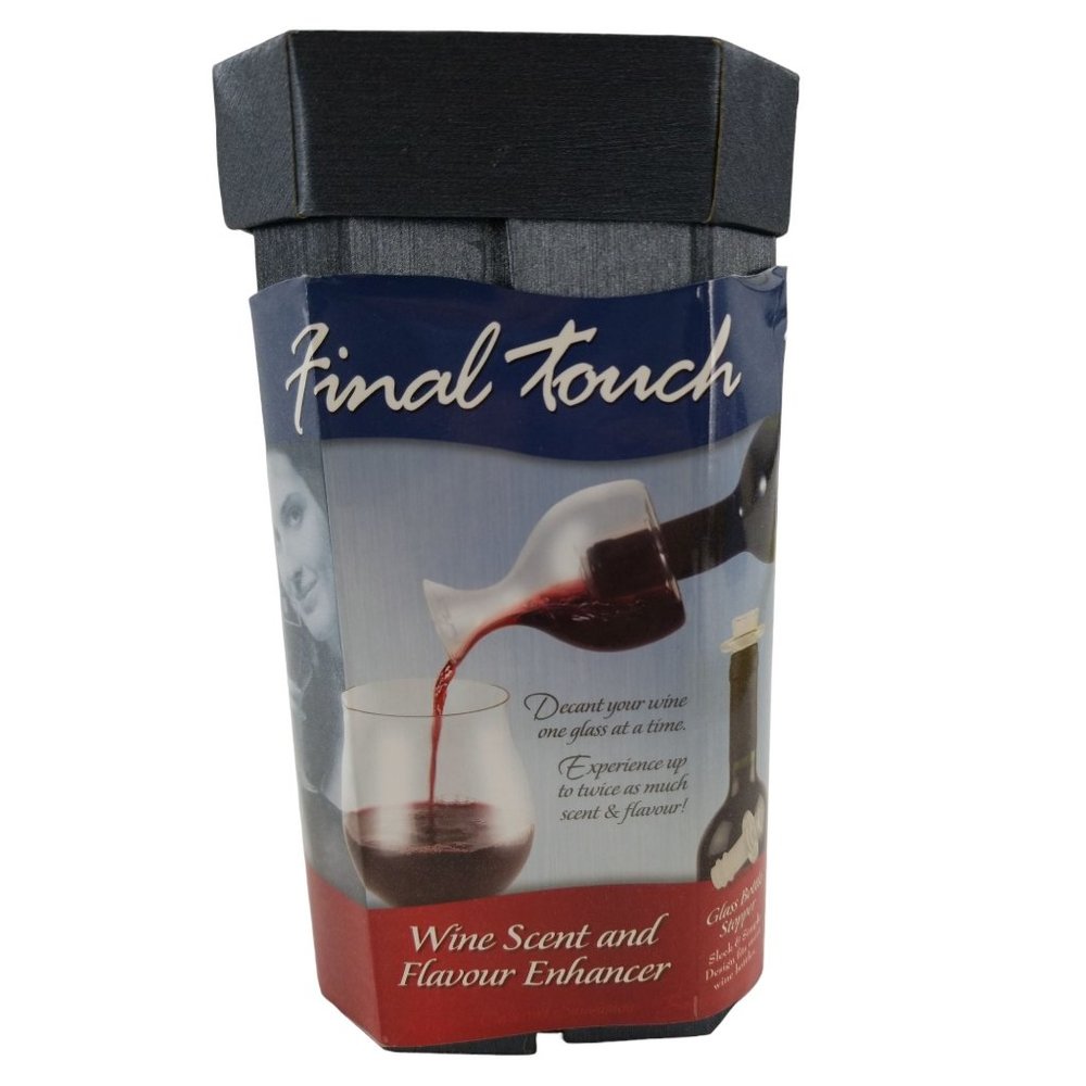 Wine Scent and Flavour Enhancer On the Bottle Wine Aerator Bar Ware Gift Box